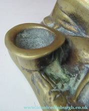 Load image into Gallery viewer, Antique Victorian Brass Inkwell of a Daniel Lambert
