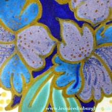 Load image into Gallery viewer, Large ART DECO Gouda Pottery Wall Plate or Charger. Rarer Hasler Pattern; c 1928

