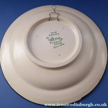 Load image into Gallery viewer, Large ART DECO Gouda Pottery Wall Plate or Charger. Rarer Hasler Pattern; c 1928
