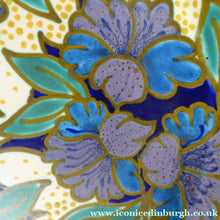 Load image into Gallery viewer, Large ART DECO Gouda Pottery Wall Plate or Charger. Rarer Hasler Pattern; c 1928
