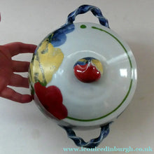Load image into Gallery viewer, Large Art Pottery Lidded Tureen Designed in the 1980s by Janice Tachalenok
