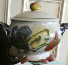 Load image into Gallery viewer, Large Art Pottery Lidded Tureen Designed in the 1980s by Janice Tachalenok
