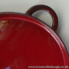 Load image into Gallery viewer, LARGE CERAMIC Villeroy &amp; Boch Oval Serving Tray. 1980s Granada Design with Red Glaze
