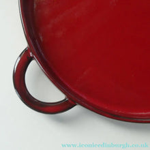 Load image into Gallery viewer, LARGE CERAMIC Villeroy &amp; Boch Oval Serving Tray. 1980s Granada Design with Red Glaze

