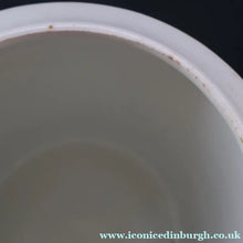 Load image into Gallery viewer, LARGE Early 20th Century Antique Grimwades White Hooped Household Jar or Canister. MEAL (in green letters)
