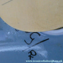Load image into Gallery viewer, 1960s Scandinavian Arabia Pottery Platter Blue Fructus Apple Design
