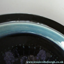 Load image into Gallery viewer, 1960s Scandinavian Arabia Pottery Platter Blue Fructus Apple Design
