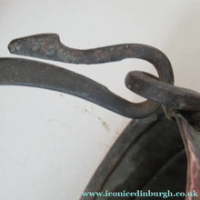 Load image into Gallery viewer, Large Antique Copper Pot or Cauldron with Cast Iron Handle
