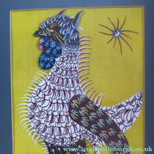 Load image into Gallery viewer, Large JEAN LURCAT. Le Coq-Pecheur. 1955 Lithographic Print on Panel. Published by Stedelijk Museum, Amsterdam. Excellent Condition
