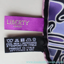 Load image into Gallery viewer, LARGE "As New" Vintage LIBERTY "Ianthe" Silk Scarf with Attractive Art Nouveau Pattern BOXED
