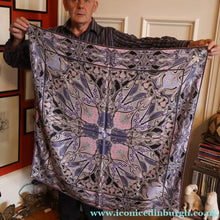 Load image into Gallery viewer, LARGE "As New" Vintage LIBERTY "Ianthe" Silk Scarf with Attractive Art Nouveau Pattern BOXED
