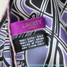 Load image into Gallery viewer, LARGE "As New" Vintage LIBERTY "Ianthe" Silk Scarf with Attractive Art Nouveau Pattern BOXED
