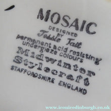 Load image into Gallery viewer, Large MIDWINTER Stylecraft Mosaic Freeform Handkerchief Vase by Jessie Tait. Stylecraft 1960s
