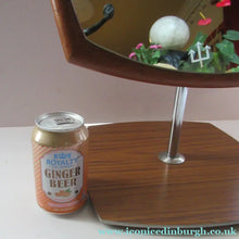 Load image into Gallery viewer, G-Plan Style Teak Veneer Tabletop Desktop Mirror Rotating 1960s
