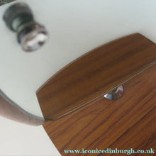 Load image into Gallery viewer, G-Plan Style Teak Veneer Tabletop Desktop Mirror Rotating 1960s
