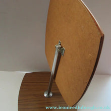 Load image into Gallery viewer, G-Plan Style Teak Veneer Tabletop Desktop Mirror Rotating 1960s
