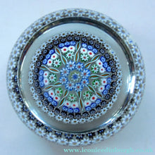 Load image into Gallery viewer, Large Caithness Whitefriars 1980s Millefiori Canes Paperweight
