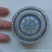 Load image into Gallery viewer, Large Caithness Whitefriars 1980s Millefiori Canes Paperweight
