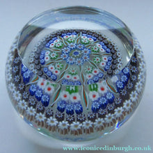 Load image into Gallery viewer, Large Caithness Whitefriars 1980s Millefiori Canes Paperweight

