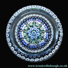 Load image into Gallery viewer, Large Caithness Whitefriars 1980s Millefiori Canes Paperweight

