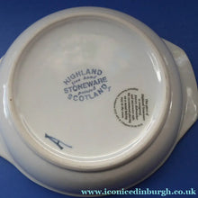 Load image into Gallery viewer, Vintage WILD BERRIES Design Serving Bowl with Lug Handles by Highland Stoneware. Hand Decorated
