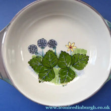 Load image into Gallery viewer, Vintage WILD BERRIES Design Serving Bowl with Lug Handles by Highland Stoneware. Hand Decorated
