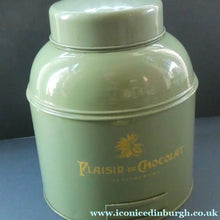 Load image into Gallery viewer, Large SHOP DISPLAY TIN for Plaisir du Chocolat, Edinburgh (A)
