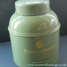 Load image into Gallery viewer, Large SHOP DISPLAY TIN for Plaisir du Chocolat, Edinburgh (A)
