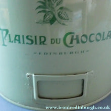 Load image into Gallery viewer, Large SHOP DISPLAY TIN for Plaisir du Chocolat, Edinburgh (B)
