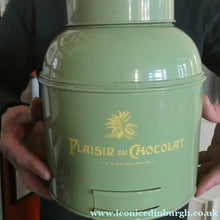 Load image into Gallery viewer, Large SHOP DISPLAY TIN for Plaisir du Chocolat, Edinburgh (B)
