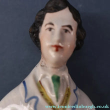 Load image into Gallery viewer, LARGE STAFFORDSHIRE Portrait of Edward VII; then the Prince of Wales on Horseback; 11 3/4 inches
