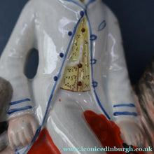 Load image into Gallery viewer, LARGE STAFFORDSHIRE Portrait of Edward VII; then the Prince of Wales on Horseback; 11 3/4 inches
