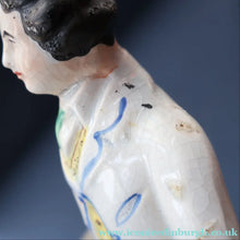 Load image into Gallery viewer, LARGE STAFFORDSHIRE Portrait of Edward VII; then the Prince of Wales on Horseback; 11 3/4 inches
