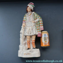Load image into Gallery viewer, LARGE Genuine Staffordshire Figurine of Robert the Bruce. 15 1/2 inches in height. PERFECT
