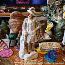 Load image into Gallery viewer, LARGE Genuine Staffordshire Figurine of Robert the Bruce. 15 1/2 inches in height. PERFECT
