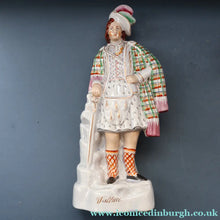 Load image into Gallery viewer, LARGE Genuine Staffordshire Figurine of Robert the Bruce. 15 1/2 inches in height. PERFECT
