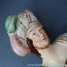 Load image into Gallery viewer, LARGE Genuine Staffordshire Figurine of ROB ROY. 13 inches in height. PERFECT 
