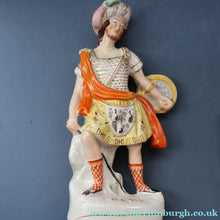 Load image into Gallery viewer, LARGE Genuine Staffordshire Figurine of ROB ROY. 13 inches in height. PERFECT 
