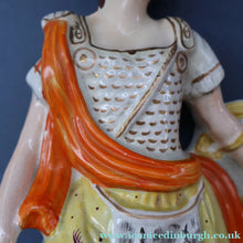 Load image into Gallery viewer, LARGE Genuine Staffordshire Figurine of ROB ROY. 13 inches in height. PERFECT 
