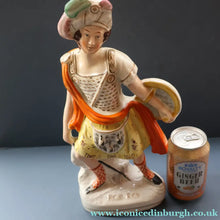 Load image into Gallery viewer, LARGE Genuine Staffordshire Figurine of ROB ROY. 13 inches in height. PERFECT 
