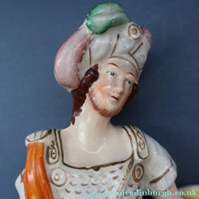 Load image into Gallery viewer, LARGE Genuine Staffordshire Figurine of ROB ROY. 13 inches in height. PERFECT 
