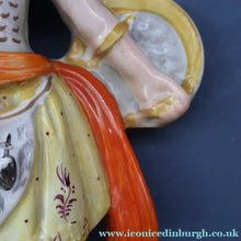 Load image into Gallery viewer, LARGE Genuine Staffordshire Figurine of ROB ROY. 13 inches in height. PERFECT 
