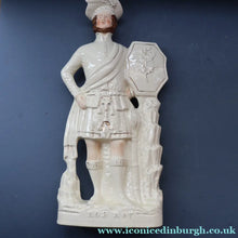 Load image into Gallery viewer, LARGE Genuine Staffordshire Figurine of ROB ROY. 18 inches in height. EXCELLENT CONDITION

