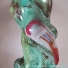 Load image into Gallery viewer, Antique Victorian Flatback Staffordshire Pottery Spill Vase. Three Sheep at a Well 
