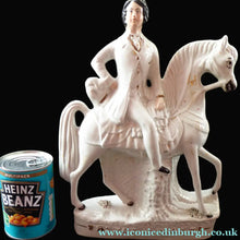 Load image into Gallery viewer, LARGE STAFFORDSHIRE Portrait of Edward VII; then the Prince of Wales on Horseback; 12 1/4 inches
