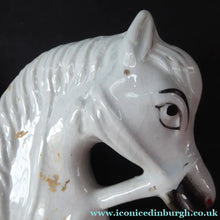 Load image into Gallery viewer, LARGE STAFFORDSHIRE Portrait of Edward VII; then the Prince of Wales on Horseback; 12 1/4 inches
