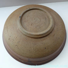 Load image into Gallery viewer, Large STUDIO POTTERY 1970s Stoneware dish with striped pattern by Jason Wason
