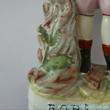 Load image into Gallery viewer, Large Staffordshire Flatback Figurine of the Scottish Poet Robert Burns
