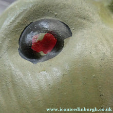 Load image into Gallery viewer, LARGE Vintage 1940s SYLVAC STYLE Olive Green Snub Nose Bunny Rabbit. 7 3/4 inches
