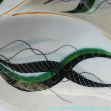 Load image into Gallery viewer, Vintage 1950s ITALIAN POTTERY Serving Platter - with Hand Painted Organic Design 

